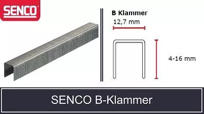 SENCO B-Klammer 6mm B04BAAP verzinkt