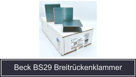 Beck Breitrückenklammer BS29 A2