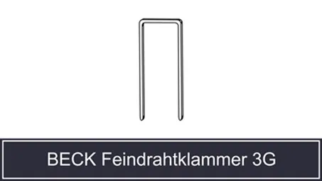 beck feindrahtklammer 3g