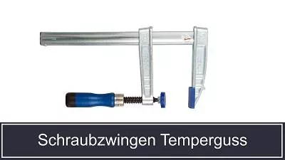 ++NEU+++ FORMAT Schraubzwinge Temp.Guss 250x120mm 