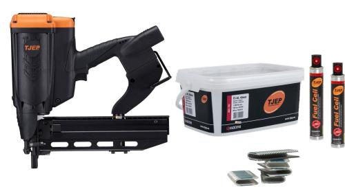 Preview: TJEP FS-40 GAS 3G Zaunklammergerät inkl. Klammern und Gas