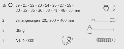 Preview: Projahn 1/4“ Industrie-Koffer 3901401