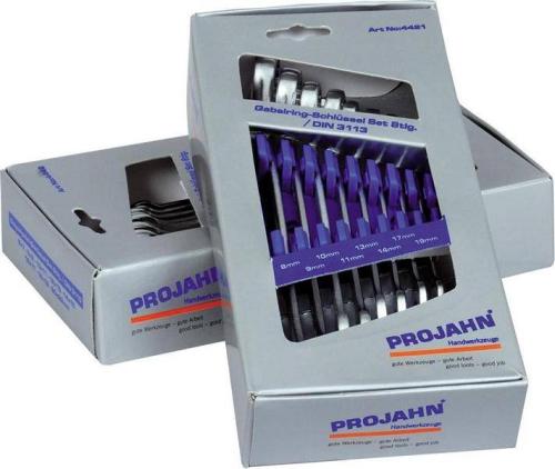 Preview: Projahn Ringgabelschlüssel-Satz, 8-tlg