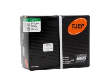 TJEP GR 28/50 D-Kopf Streifennägel 34° Rille Blank, 2,8x50mm Jumbobox