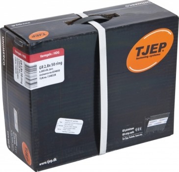 TJEP GR 28/50 Streifennägel 34° Rille Feuerverzinkt, 2,8x50mm Jumbobox