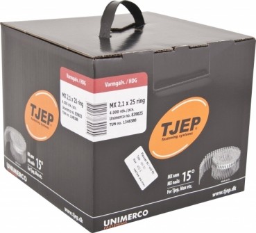 TJEP MX 21/25 Rillennägel Feuerverzinkt