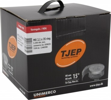 TJEP MX 21/35 Rillennägel Feuerverzinkt