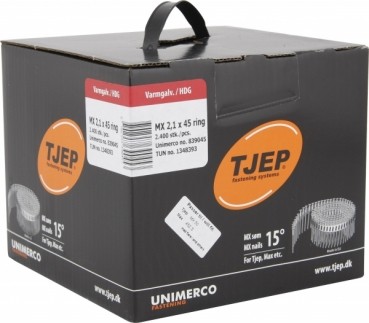 TJEP MX 21/45 Rillennägel Feuerverzinkt