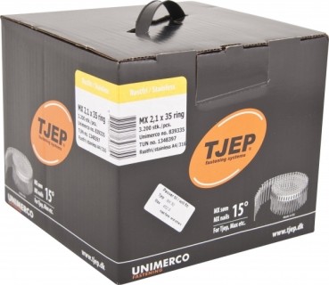 TJEP MX 21/35 Rillennägel Rostfrei A4