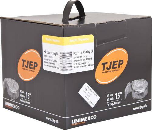 TJEP MX21/45 Rille Rostfrei 4A