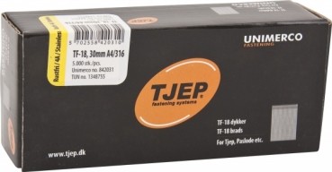TJEP TF-18 Stiftnägel 30 mm Rostfrei A4