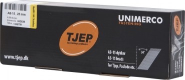 TJEP AB-15 25mm Brads Rostfrei A4 Linsenkopf