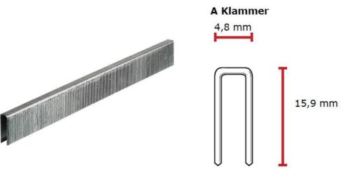SENCO A-Klammer 16 mm verzinkt CP C -Pack A10BAAP