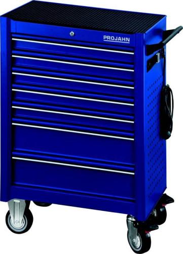 Preview: Projahn Werkstattwagen UNIVERSE mit Elektroverteiler mit 7 Schubfaechern Blau
