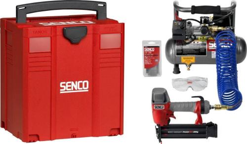 Preview: SENCO Starterkit im Systainer mit Kompressoer PC1010, Stiftnagler FinishPro 18Mg