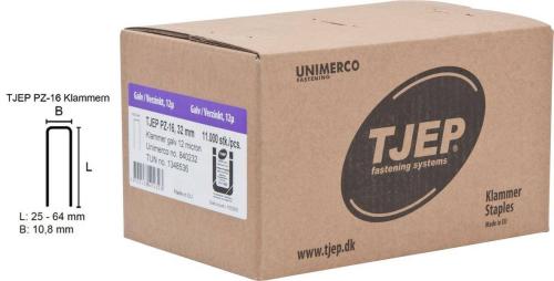 TJEP PZ-16 Klammern 32 mm, verzinkt und geharzt