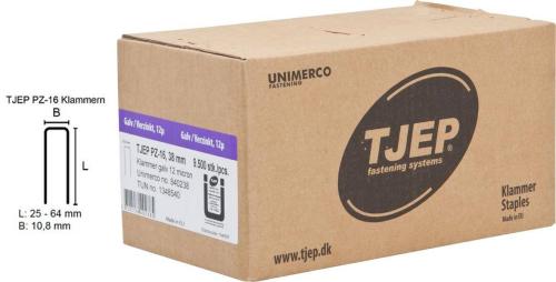 TJEP PZ-16 Klammern 38 mm, verzinkt und geharzt