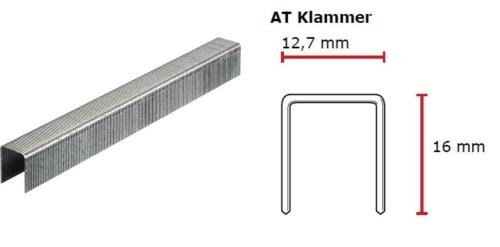 SENCO AT-Klammer 16 mm verzinkt CP C -Pack AT10BAAP