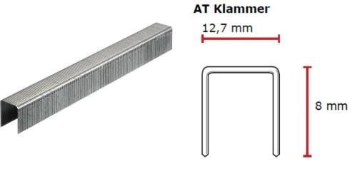 SENCO AT-Klammer 8 mm verzinkt CP C -Pack AT05BAAP