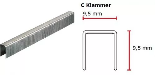 SENCO C-Klammer 10 mm verzinkt CP C -Pack