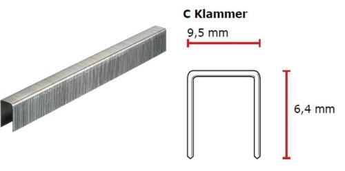 SENCO C-Klammer 6 mm verzinkt CP C -Pack