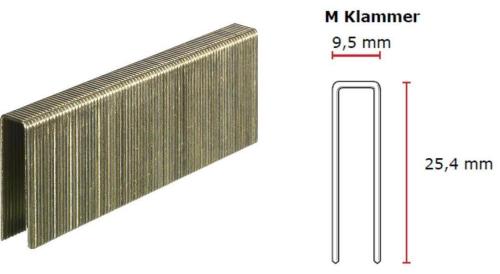 SENCO M-Klammer 25 mm niro Stahl 1.4301