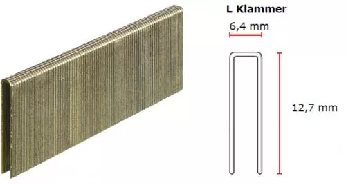 SENCO L-Klammer 12 mm niro Stahl 1.4301