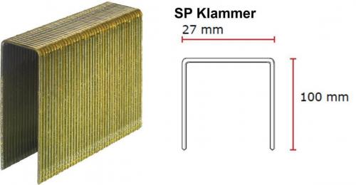 SENCO SP-Klammer 100 mm S-CP Verzinkt 12 mµ, Sencotiert
