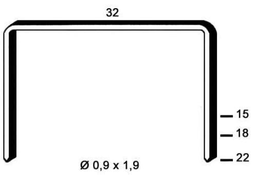 ALSAFIX Klammer R-22 CU
