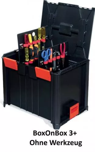 Transportkoffer BoxOnBox 3 mit Werkzeug-Einlegeplatte
