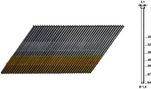 Alsafix DA Brads 32 mm verzinkt