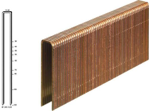 Alsafix Klammer-Q 50 mm verzinkt 12 mµ, geharzt