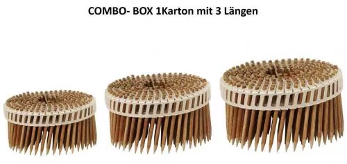 LignoLoc® Holznägel Combo Box 5,3x65, 75, 90mm