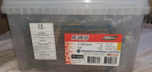 Preview: Alsafix PCD Streifennägel 34° Pack Rille Blank