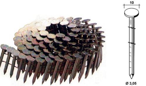 Alsafix Dachpappnägel 3,05 x 19 Rille Feuerverzinkt