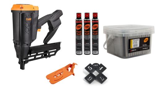 Preview: Tjep QUICK-FAST Set mit PQZ-75 Gas 3G Klammergerät