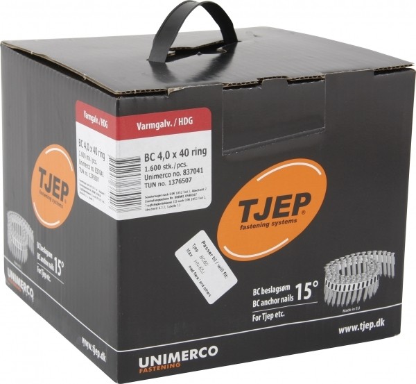 TJEP BC40/60 Ankernägel Feuerverzinkt