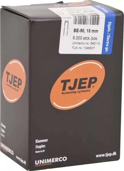 TJEP BE-90 18mm Klammer, geharzt