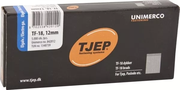 TJEP TF-18 Stiftnägel 12 mm