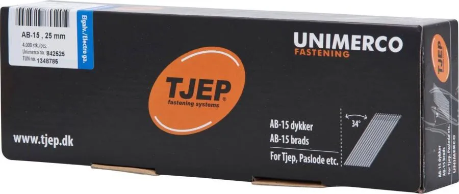 TJEP AB-15 25mm Brads