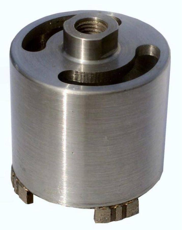 Diamant Bohrkrone Ø 82 mm Anschluss M16 mit Deckelöffnung