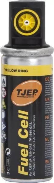 TJEP Gaskartusche, 78 mm, gelber Ring