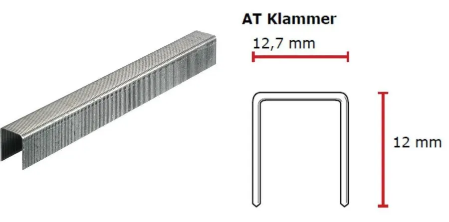 SENCO AT-Klammer 12 mm verzinkt CP C -Pack AT08BAAP