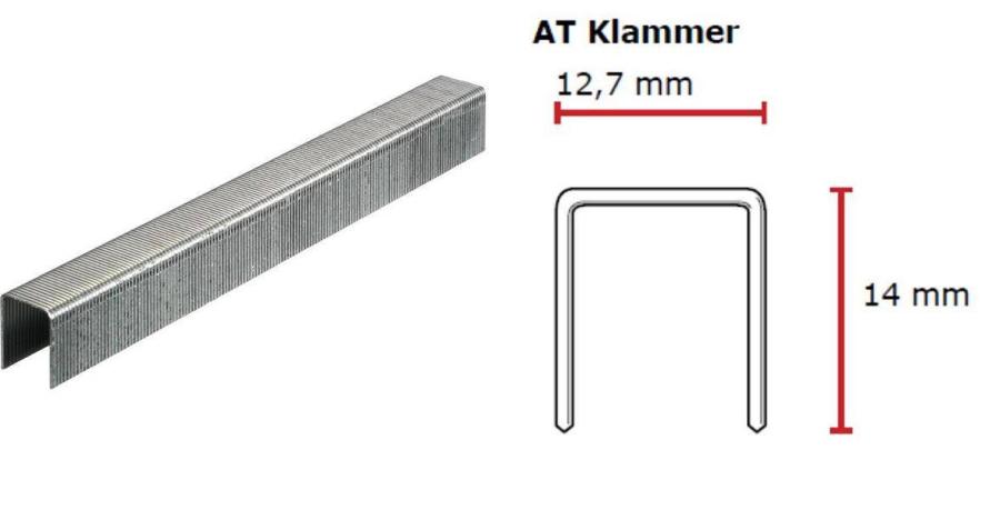 SENCO AT-Klammer 14 mm verzinkt CP C -Pack AT09BAAP