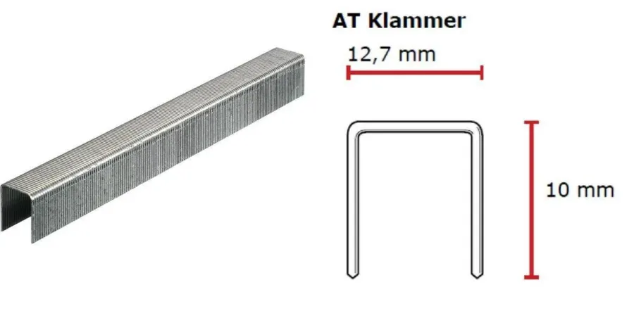 SENCO AT-Klammer 10 mm verzinkt CP C -Pack AT06BAAP