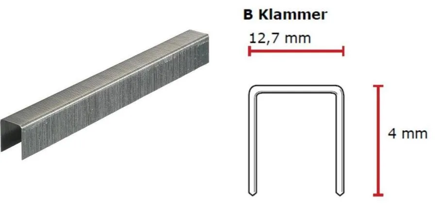 SENCO B-Klammer 4 mm verzinkt CP C -Pack B02BAAP