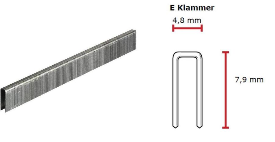 SENCO E-Klammer 8 mm verzinkt CP C -Pack