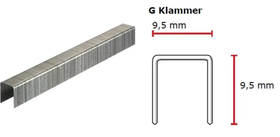 SENCO G-Klammer 10 mm verzinkt CP C -Pack