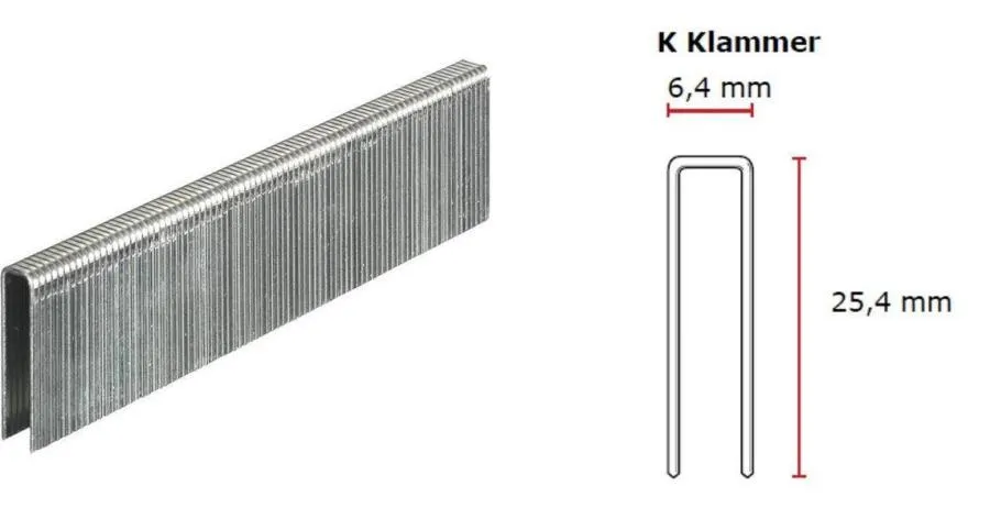 SENCO K-Klammer 25 mm verzinkt CP C -Pack