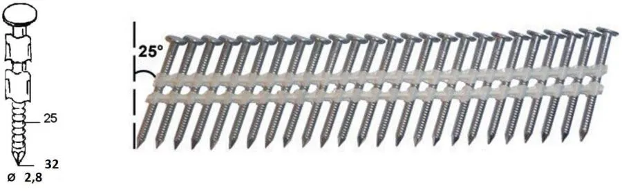 Alsafix Haftennägel 2,8x32mm Ring A2